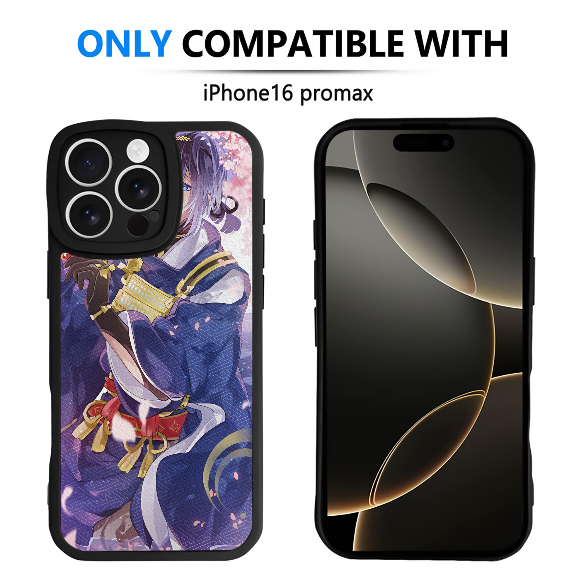 （画像用） 刀剣乱舞 Touken Ranbu 【iPhone 16シリーズ対応】シリコンスマホケース（レザー調） 材質：シリコン